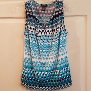 Ann Taylor Printed Tank Top